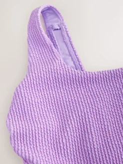 Violet lilas - Maillot de bain gainant à encolure dégagée