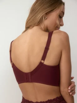 Violet prune - DK Ultimate Comfort Cup Soutien-gorge à bretelles rembourrées sans armatures avec soutien latéral