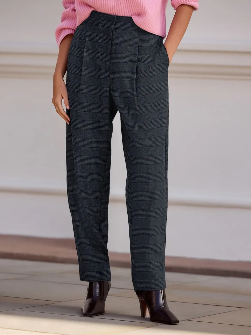 Vérification bleue - Pantalons N. Premium Coupe ballon en laine