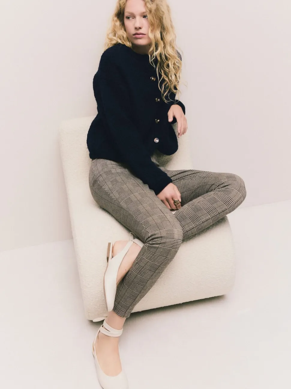 Vérification Brown - Leggings Ponte