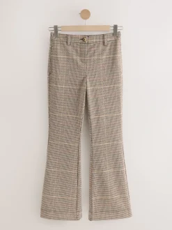 Vérification Brown - Pantalon évasé en maille point de Rome