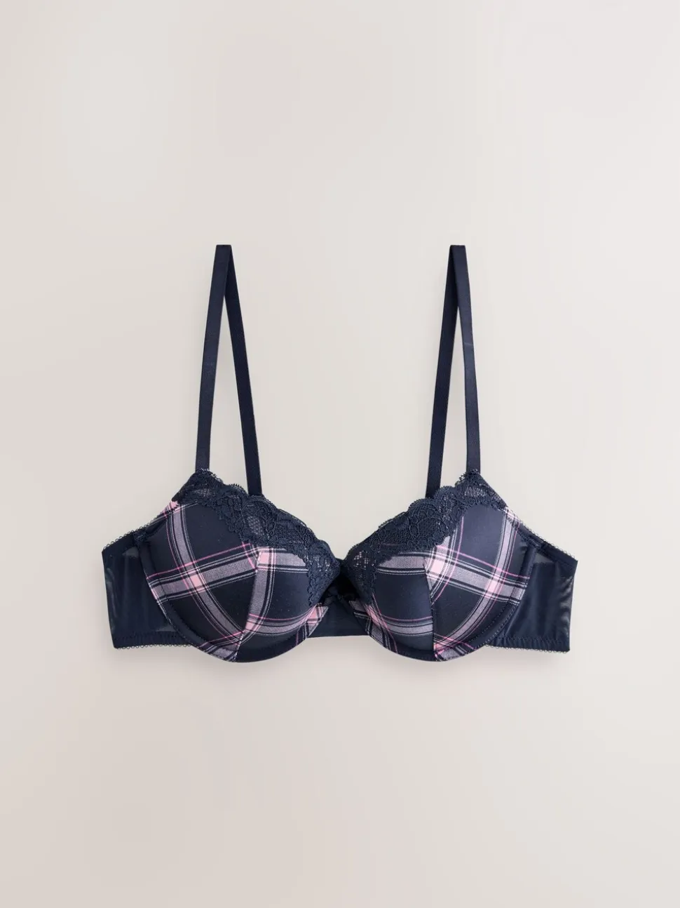 Vérification Marine/Pink - Soutien-gorge push-up rembourré A-DD