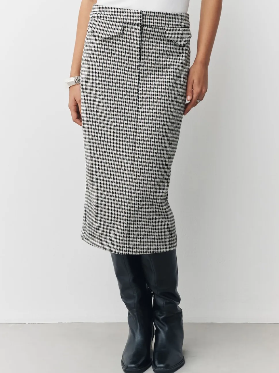 Vérification neutre - Jupe Crayon Ponte