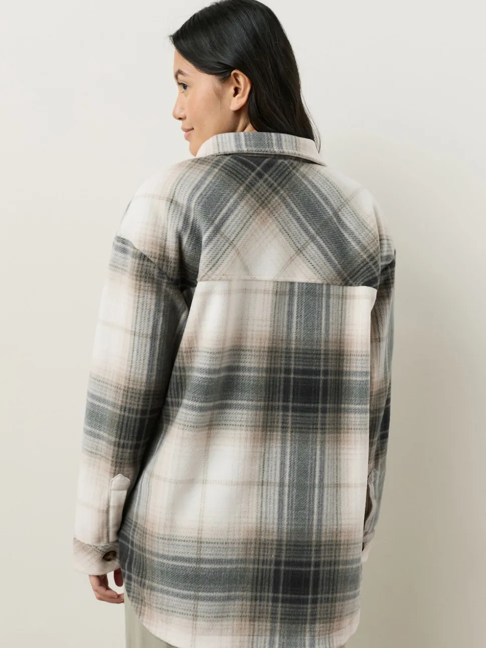 Vérification noir/blanc - Veste-chemise polaire