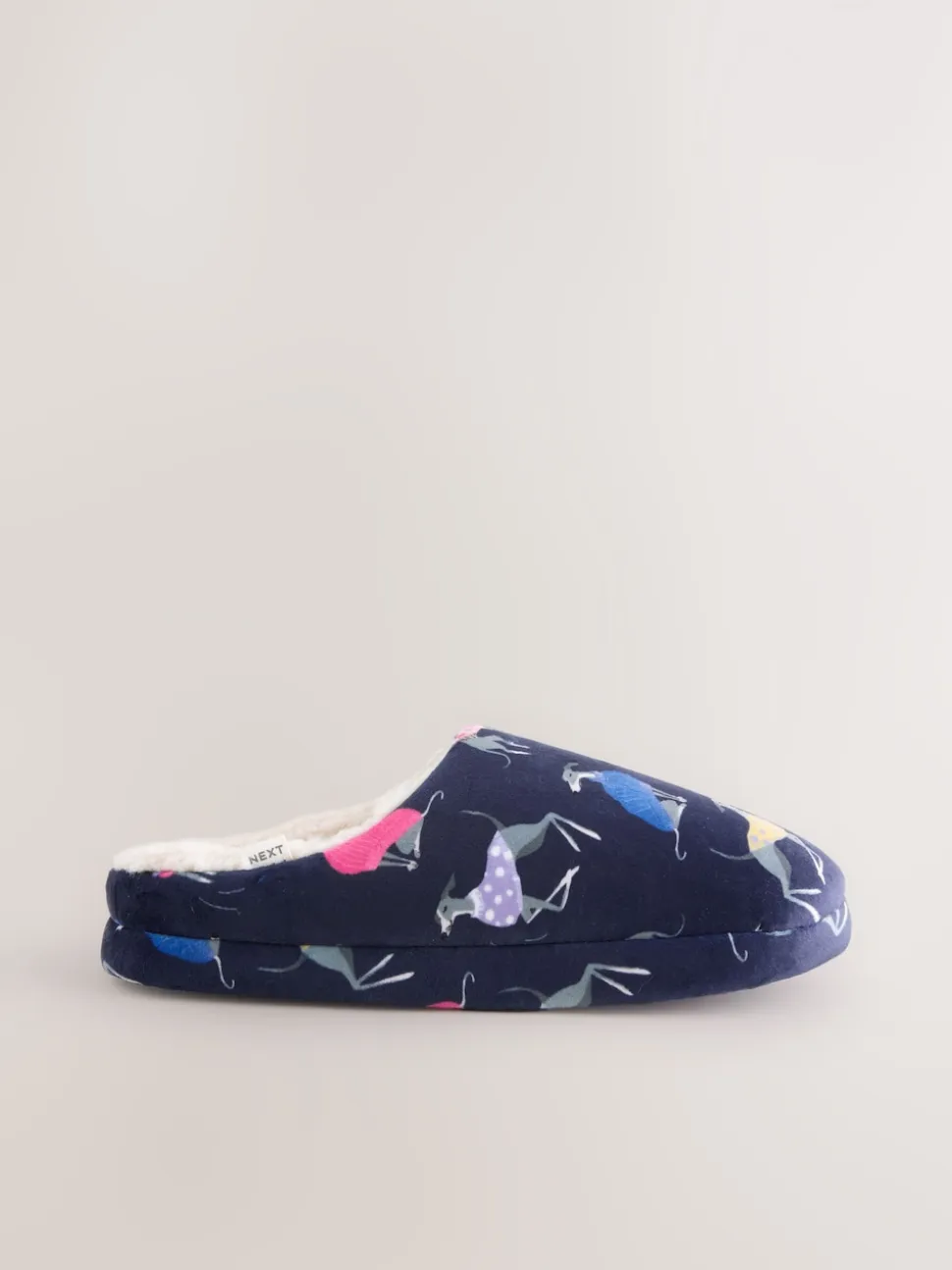 Whippet bleu marine - Chaussons Mule