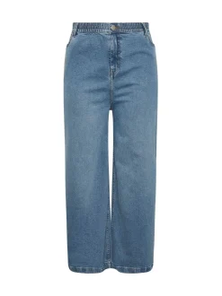 Yours Curve Ample Pull On Puddle Jeans