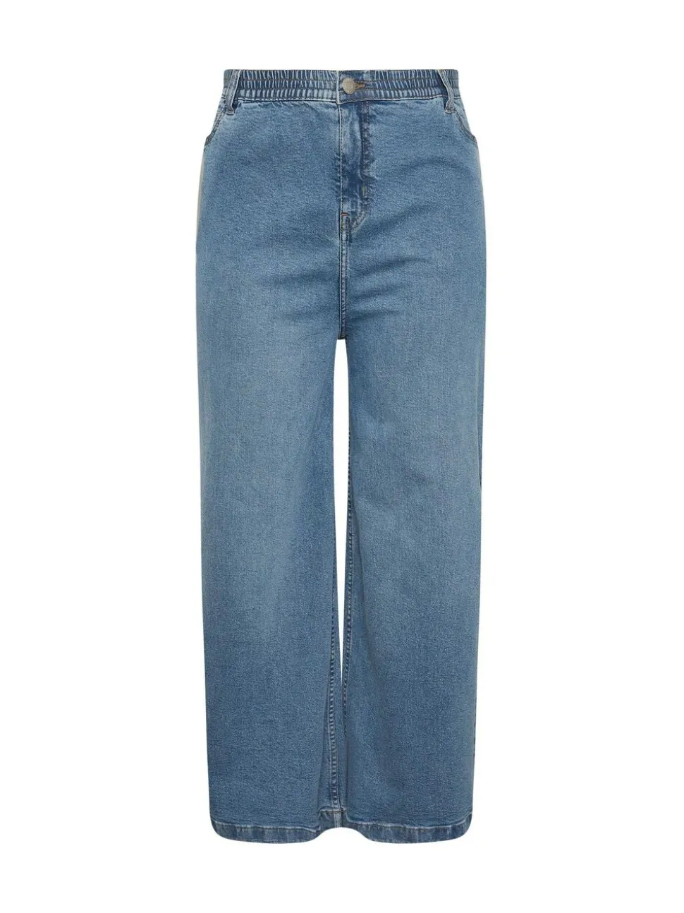 Yours Curve Ample Pull On Puddle Jeans