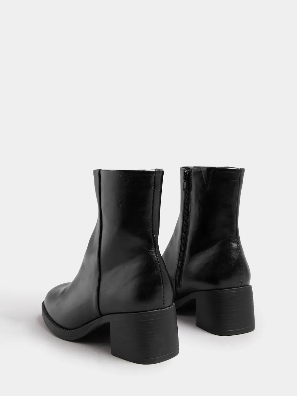 Yours Curve Bottes carrées Coupe large