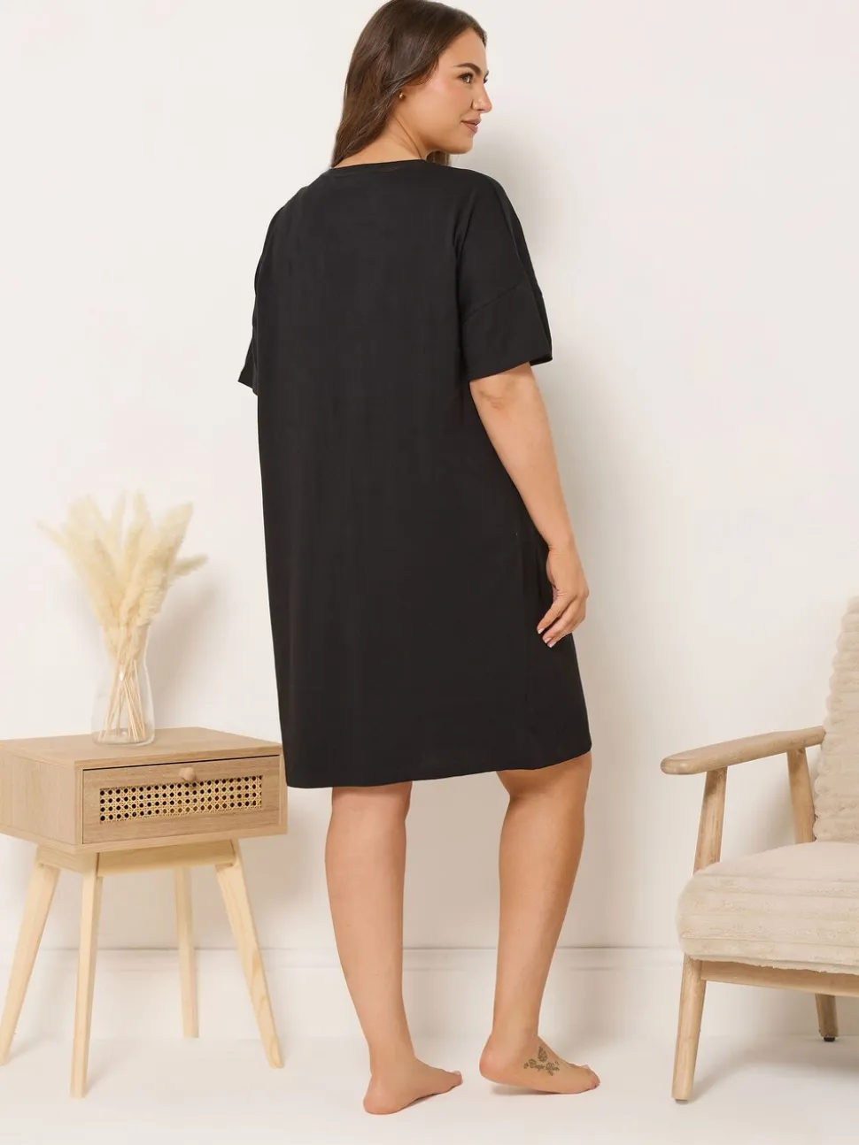 Yours Curve Chemise de nuit Sleep All Day