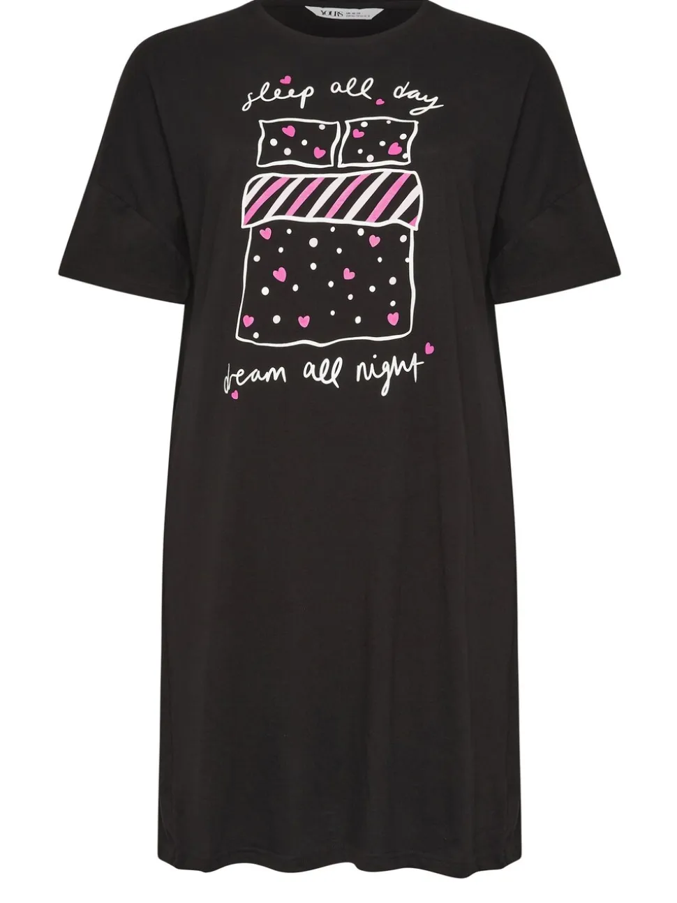 Yours Curve Chemise de nuit Sleep All Day