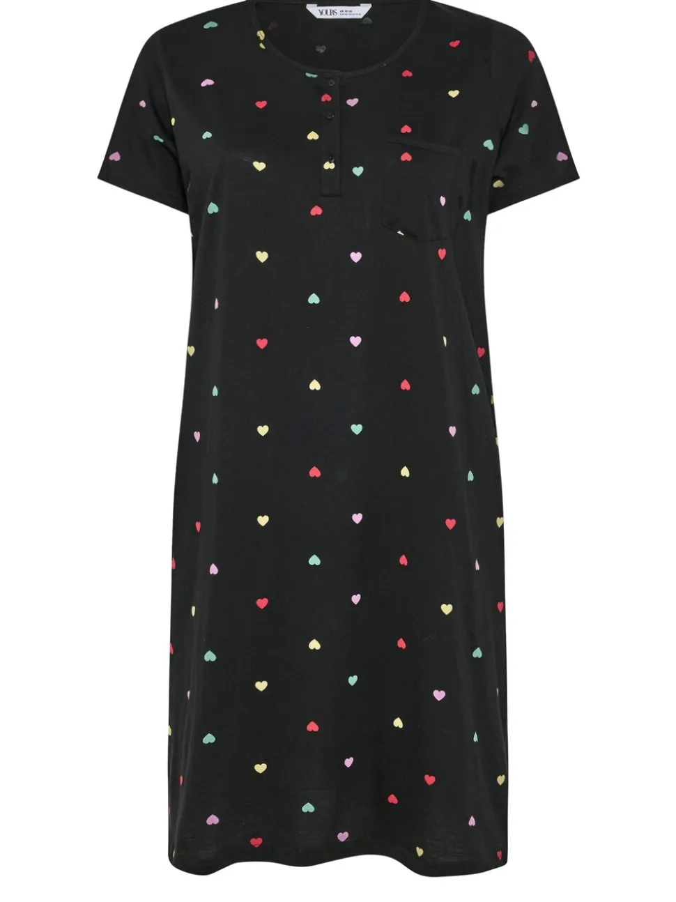 Yours Curve Chemise de nuit à carreaux