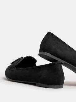 Yours Curve Coupe large Micro Tassle Mocassins