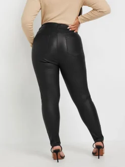 Yours Curve Jean Skinny Extensible enduit