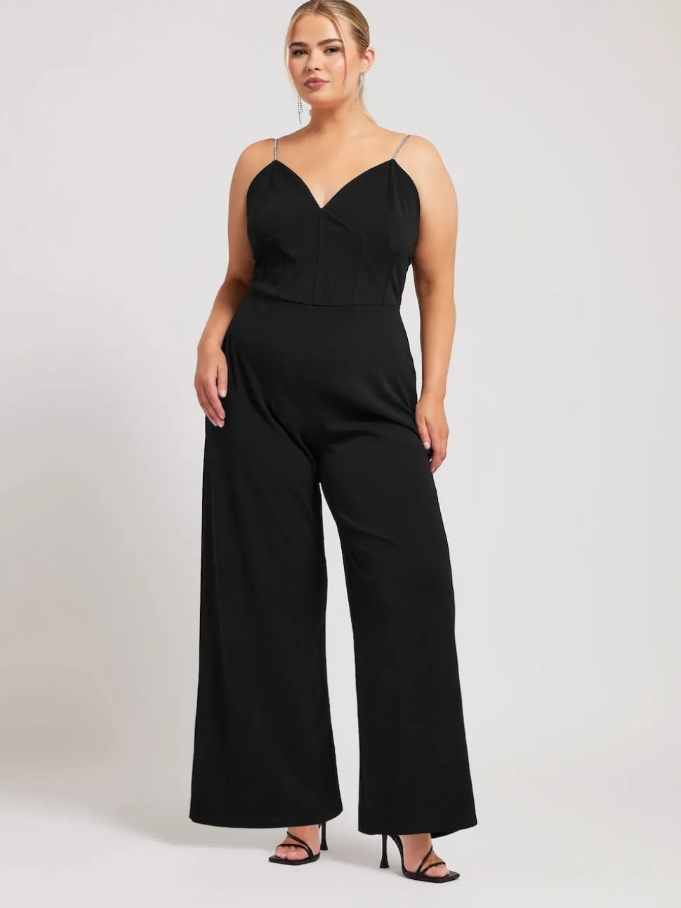 Yours Curve LONDON - Combinaison corset à diamants
