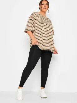 Yours Curve lot de 2 leggings essentiels en coton