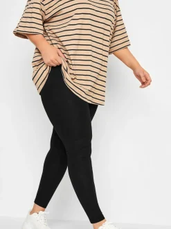Yours Curve lot de 2 leggings essentiels en coton
