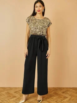 Yumi Combinaison extensible à sequins