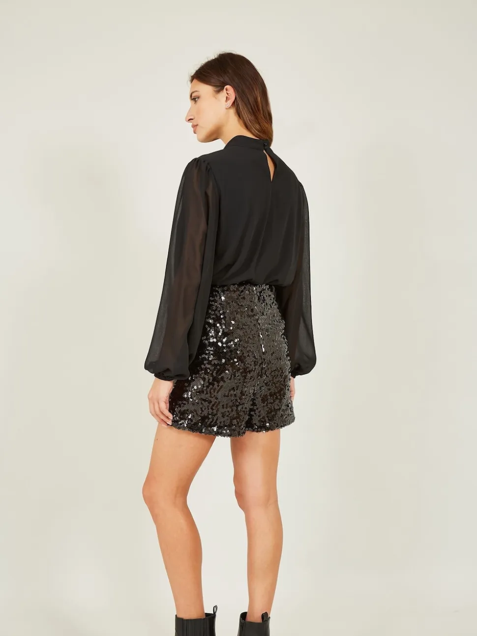 Yumi mini short à sequins