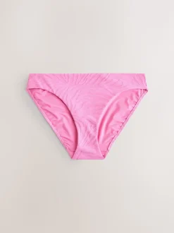 Zèbre rose texturé - Bas de bikini